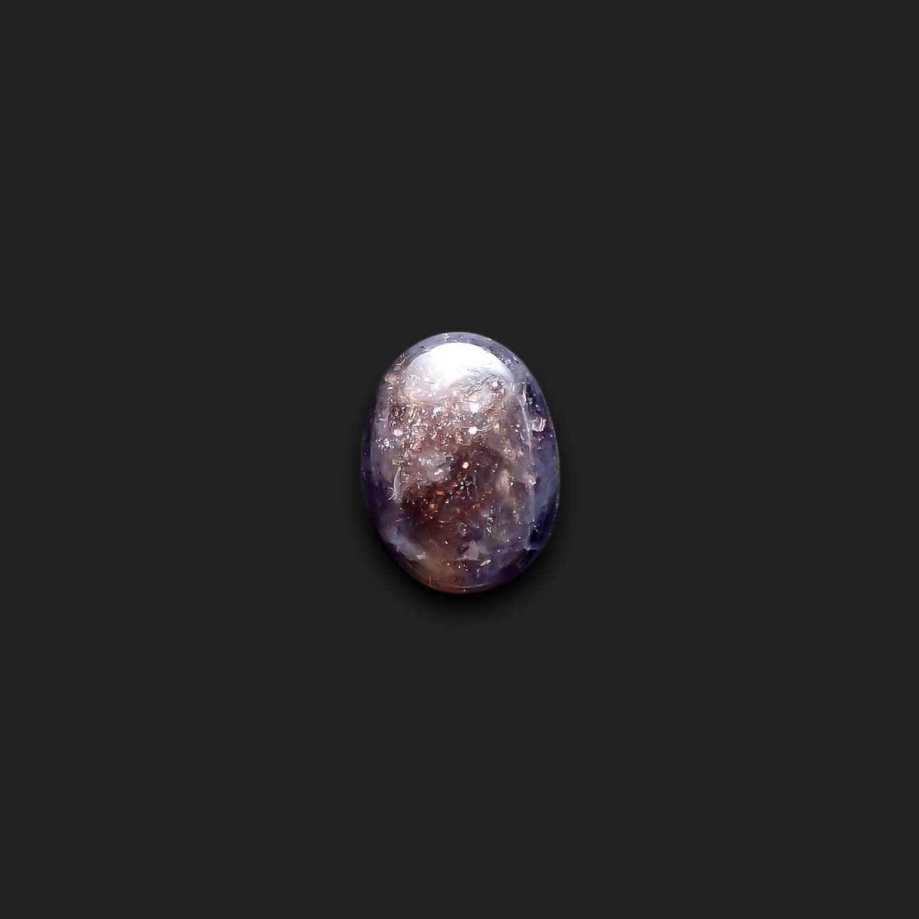ブラッドショットアイオライト インド産 6.26ct[230622528]16.2x12mm前後