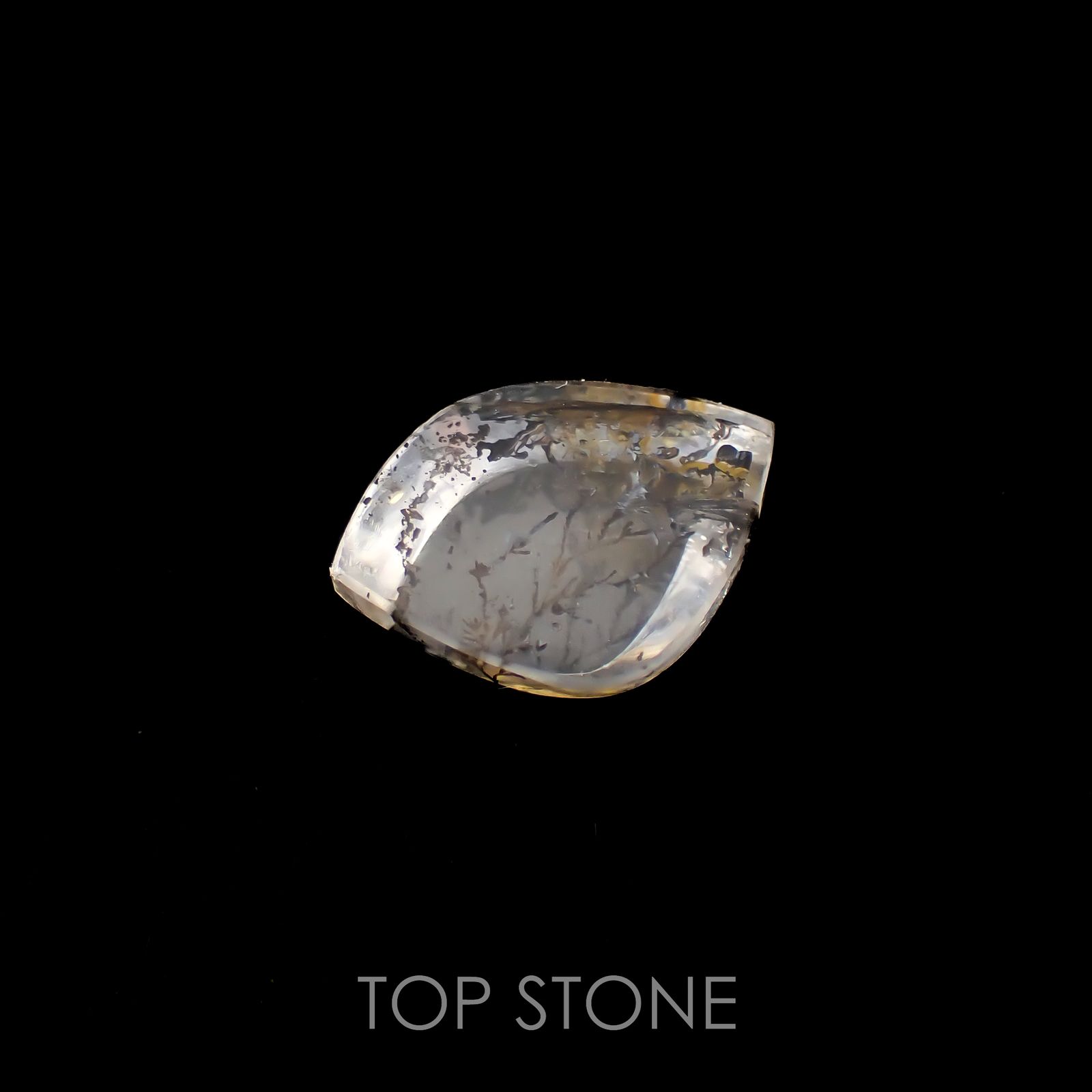 デンドリチッククォーツ ブラジル産 3.95ct[220817334]13.3x10.2mm前後