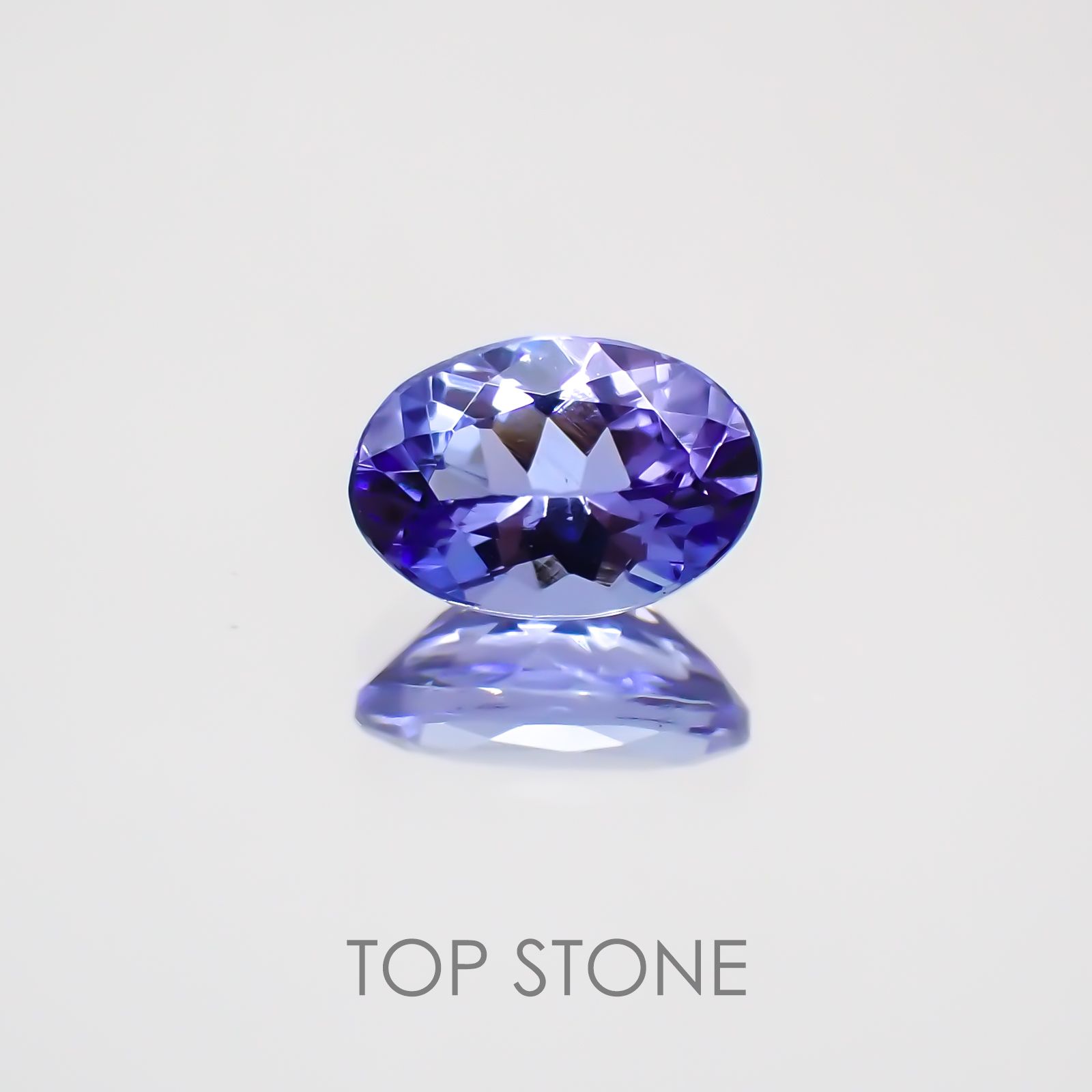 タンザナイト(ゾイサイト) タンザニア産 ルース 0.58ct[210610069]6.3×4.3mm前後