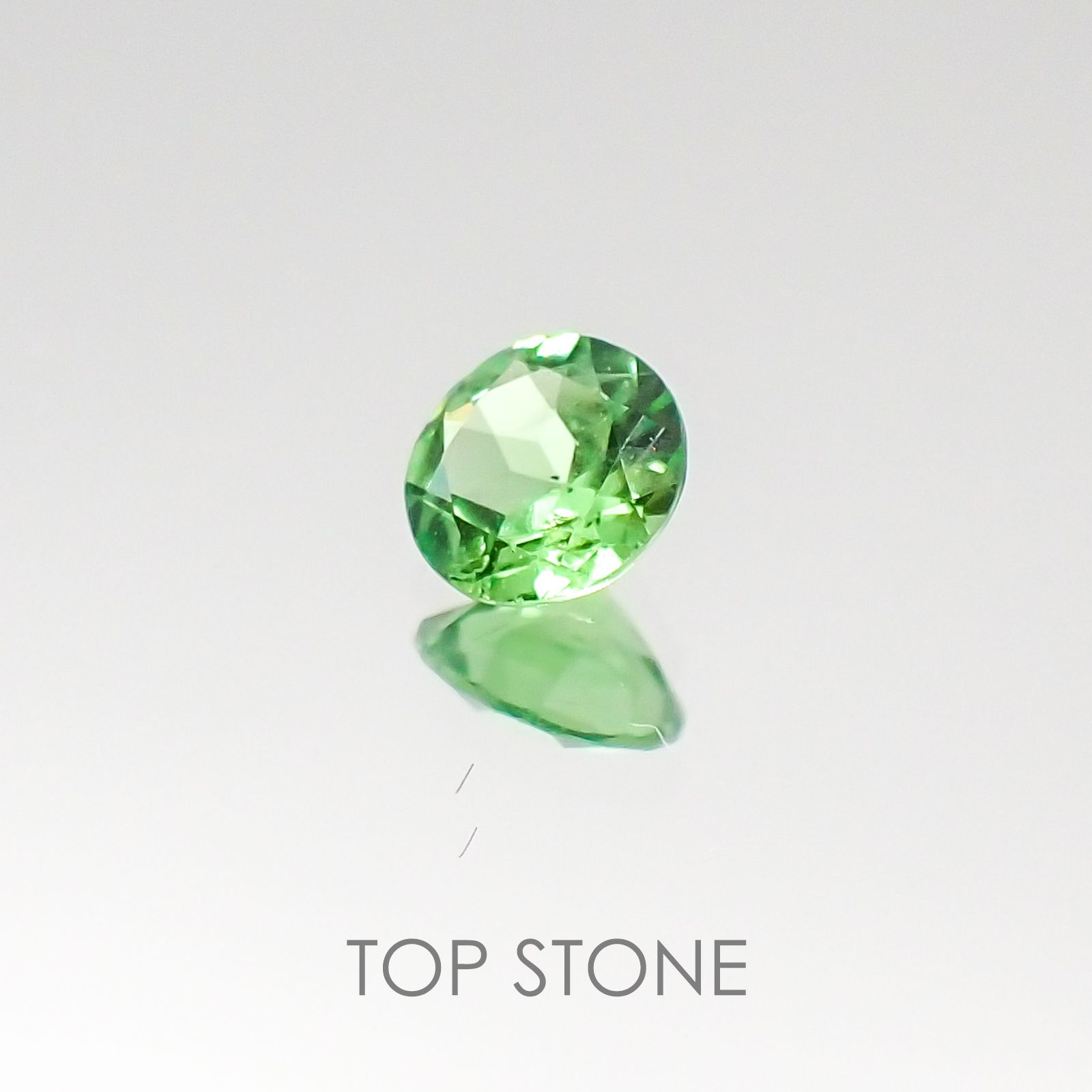 ミントガーネット タンザニア産 ルース 0.25ct[5518]4×4mm前後