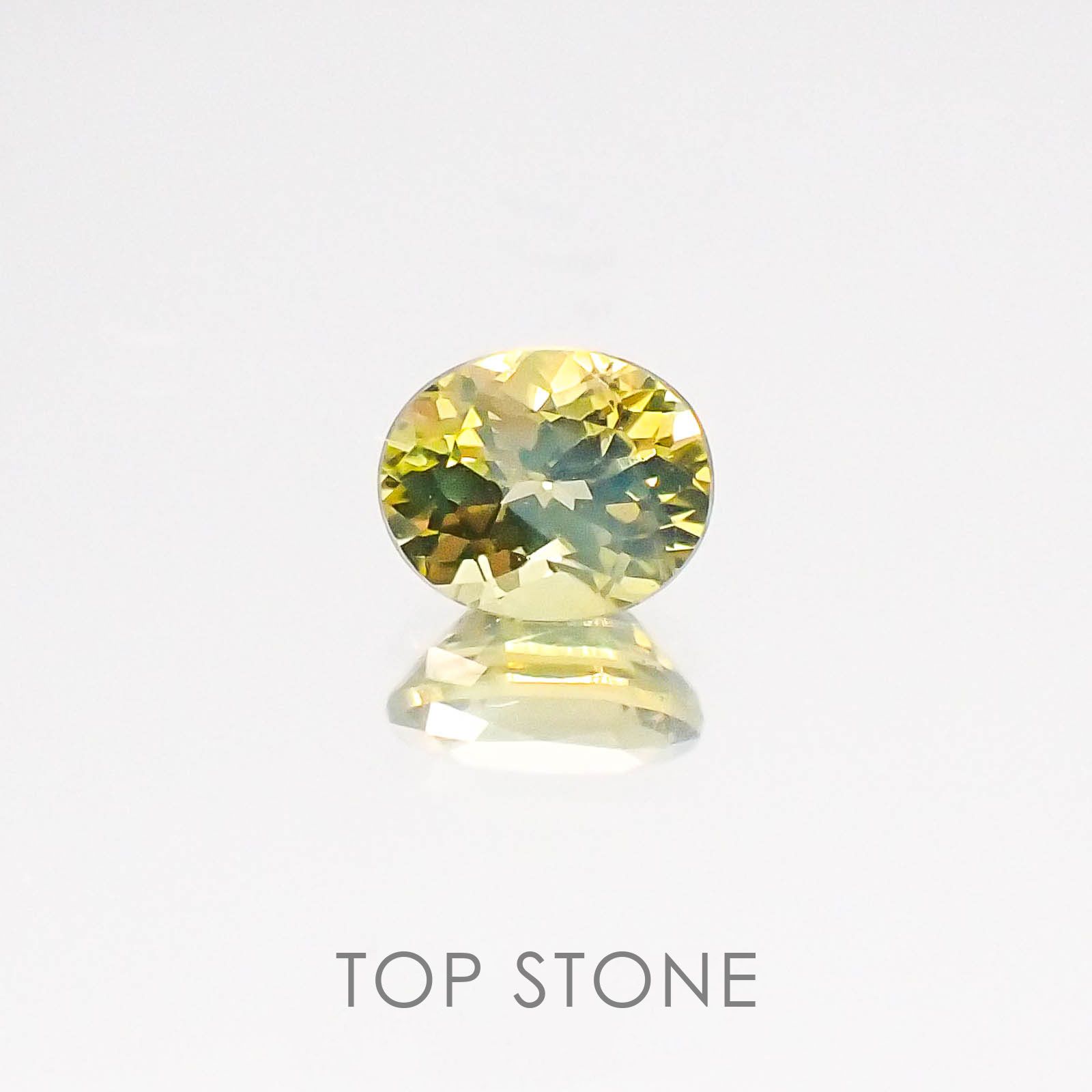 クリソベリルキャッツアイ スリランカ産 ルース 0.42ct[20084686]4.9×3.9mm前後