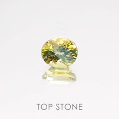 クリソベリルキャッツアイ スリランカ産 ルース 0.42ct[20084686]4.9×3.9mm前後