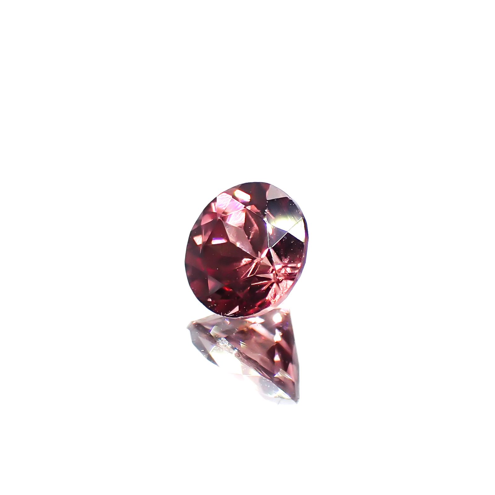 ピンクジルコン スリランカ/カンボジア産 1.03ct[240928803]5.6x5.5mm前後
