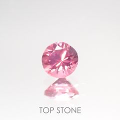 ホットピンクスピネル(宝石名ピンク・スピネル) タンザニア産 0.33ct 識別済[210812583]4×4mm前後
