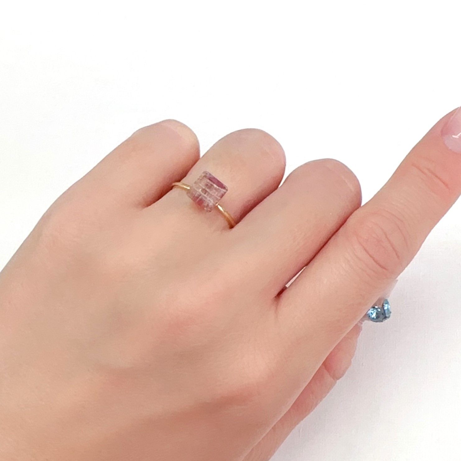 ゼブラトルマリン ブラジル産 1.70ct[240427083]7.2x6.8mm前後