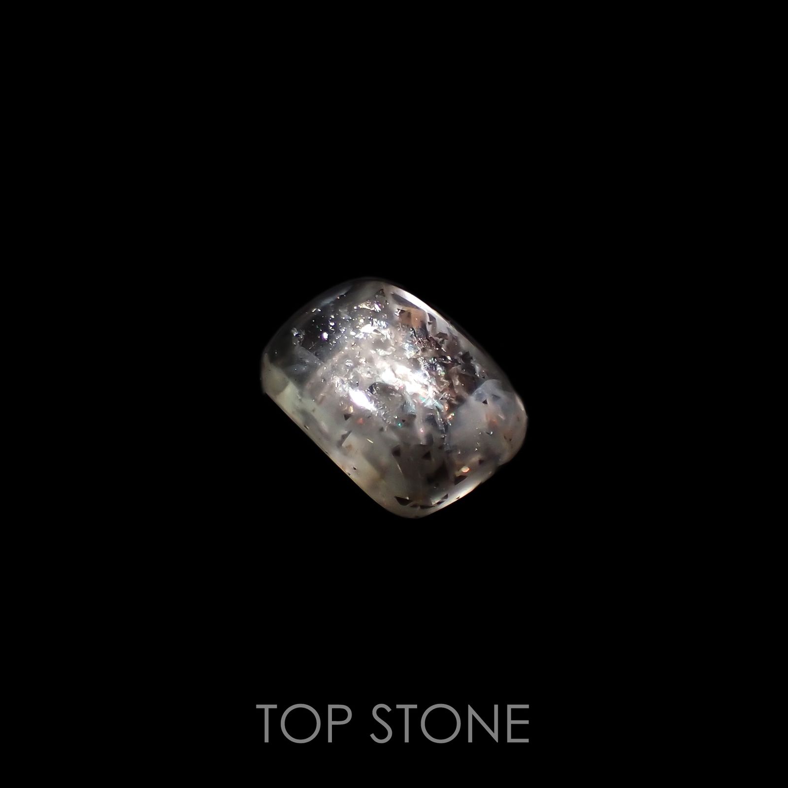 レインボーラティスサンストーン オーストラリア産 1.43ct[230220758]8.2x5.9mm前後