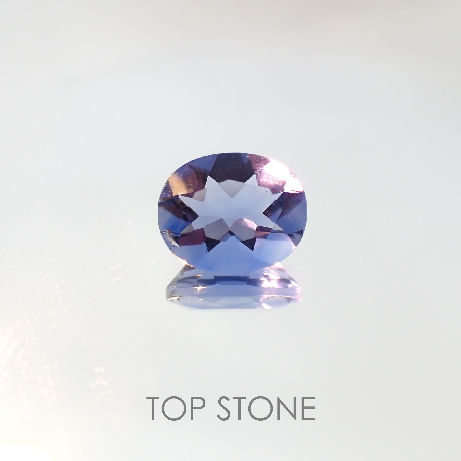 カラーチェンジフローライト ブラジル産 ルース 3.06ct[20095831]10.1×8.1mm前後