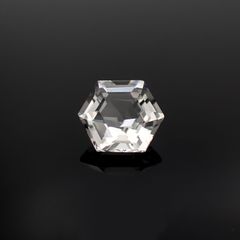 ◇ヘキサゴンカット◇レムリアンシードクリスタル(保証シール付き) ブラジル産 0.80ct[221018287]5.8x5.8mm前後
