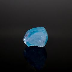 パライバトルマリン 原石スライス ブラジル・パライバ州バターリャ鉱山産 2.12ct[220616498]8.1x9.3mm前後