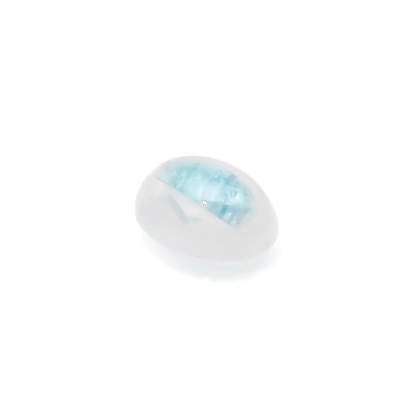 パライバトルマリンインクォーツ ブラジル産 0.89ct[230622391]7.1x5.1mm前後