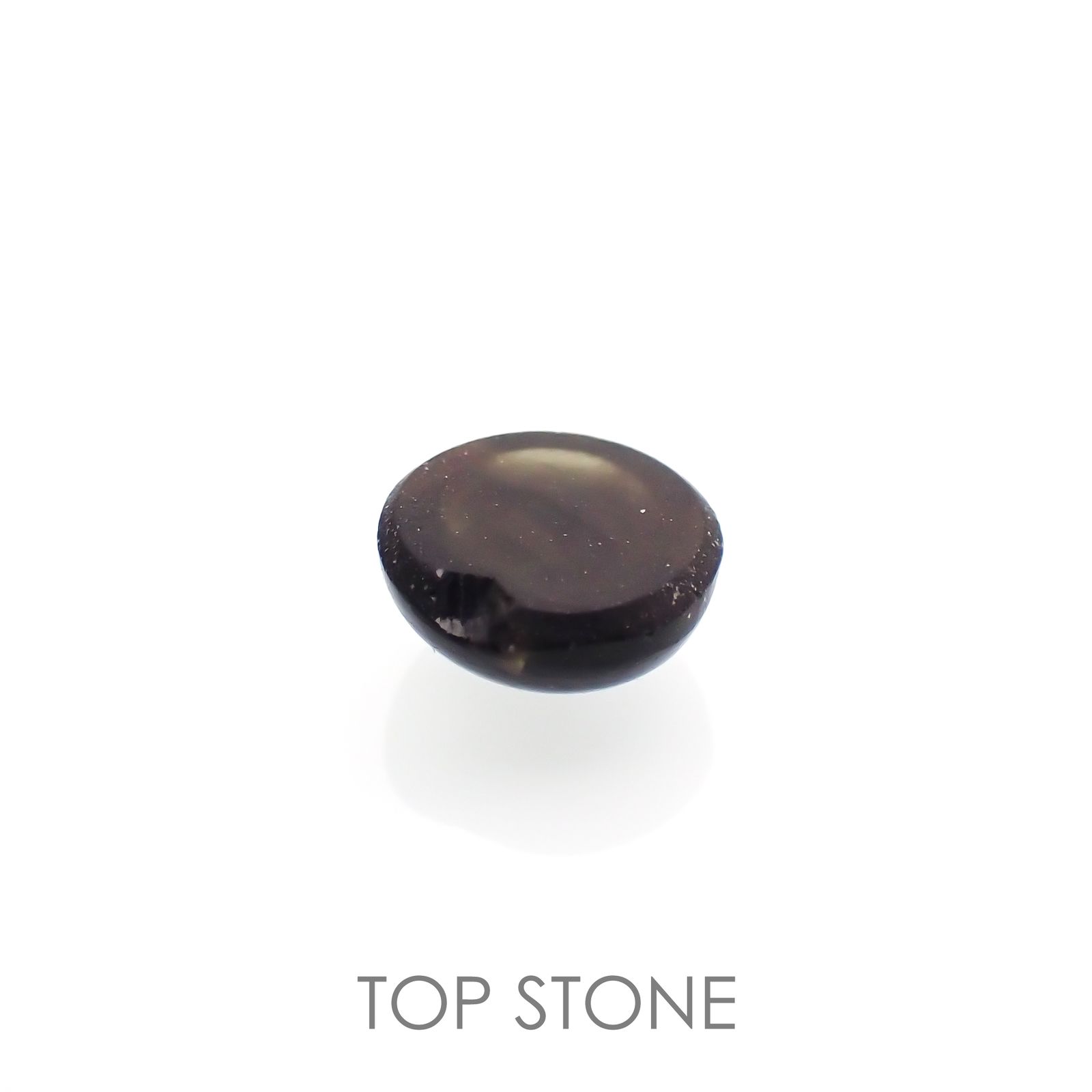 ゴールドシーンサファイア(宝石名シーン・サファイア)ケニア産 0.84ct 識別済[220616216]5.5x5.4mm前後