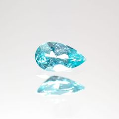 パライバトルマリン(宝石名トルマリン/別名パライバ・トルマリン) ブラジル産 0.062ct 識別済[210712146]3.6×2.1mm前後