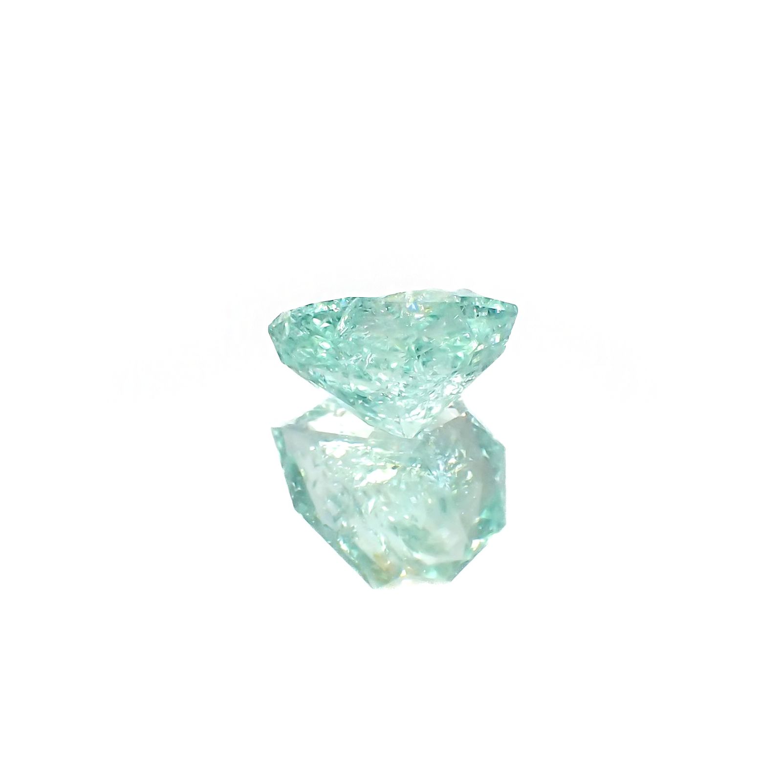 ◇カスタムカット◇パライバトルマリン モザンビーク産 6.53ct / 14.2x12.1mm前後 [230622509]