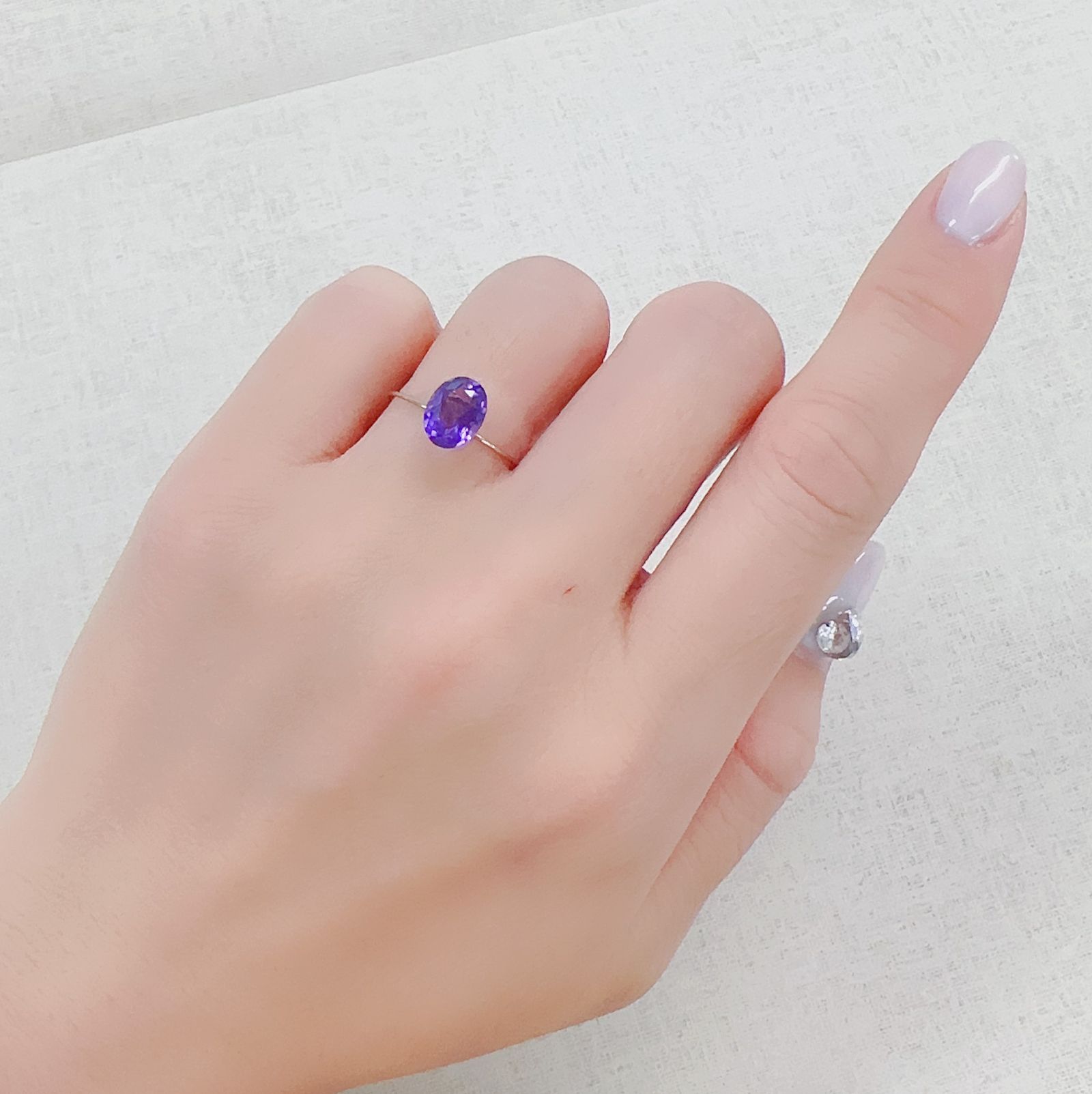 カラーシフトアメジスト ブラジル/ウルグアイ産 1.33ct[230321236]8.2x6.3mm前後