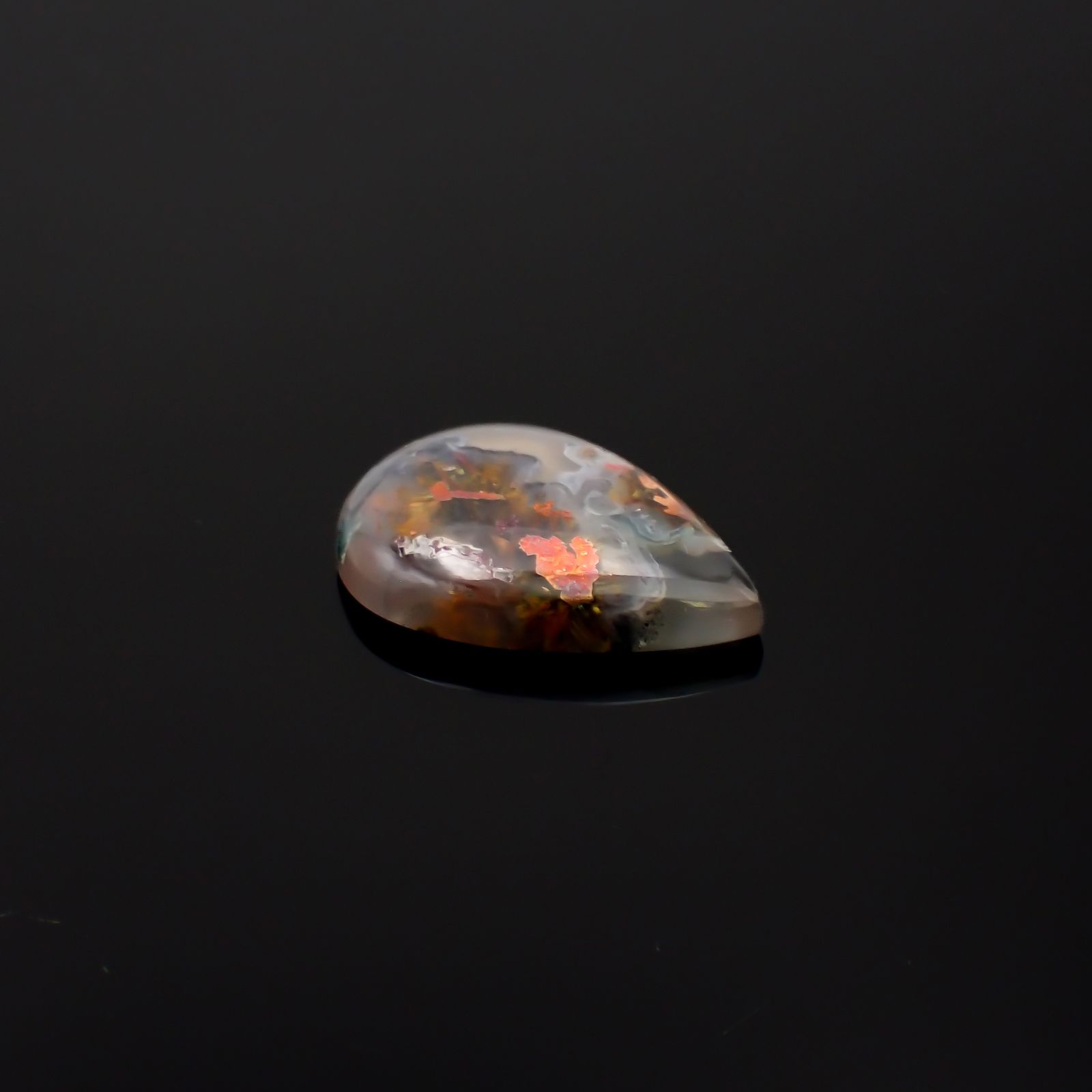 コッパークリソコラインカルセドニー インドネシア産 20.07ct[230722641]25.8x18.1mm前後
