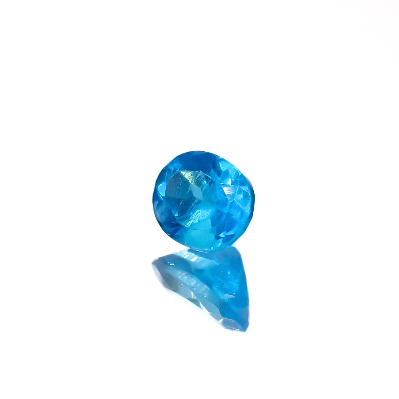 ネオンブルーアパタイト マダガスカル産 0.21ct[240628099]4.1x3mm前後