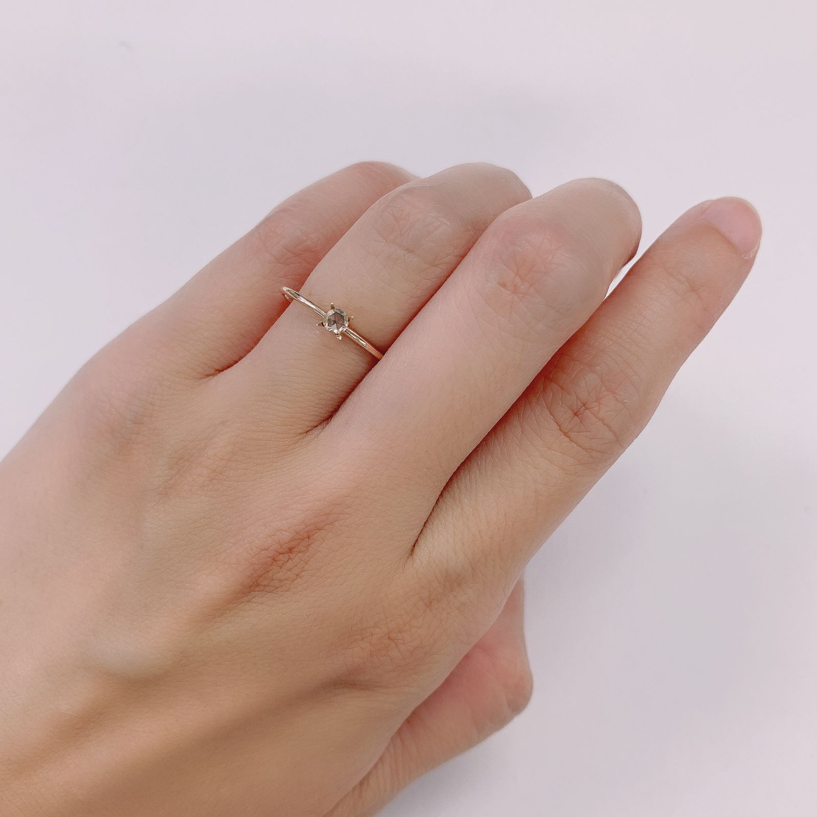 専用です』ローズカットオンリー 天然ダイヤモンド エタニティ