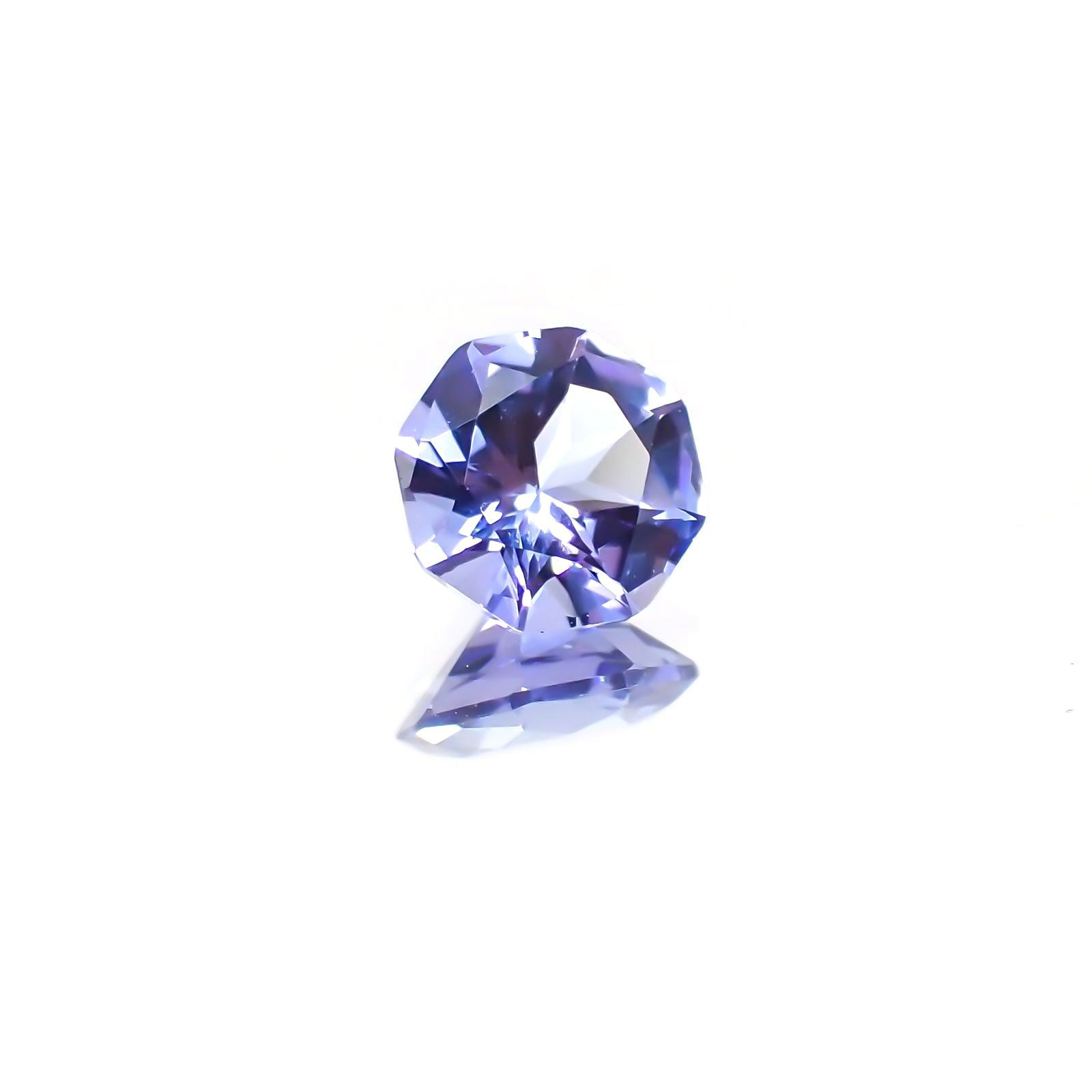 ◇オクタゴンカット◇タンザナイトSA(宝石名タンザナイト) タンザニア産 0.50ct 識別済[24029545]5.2×5.2mm前後