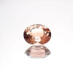 オレゴンサンストーン(宝石名ラブラドライト)アメリカ・オレゴン州産 1.36ct 識別済[230421896]8.2x6.4mm前後