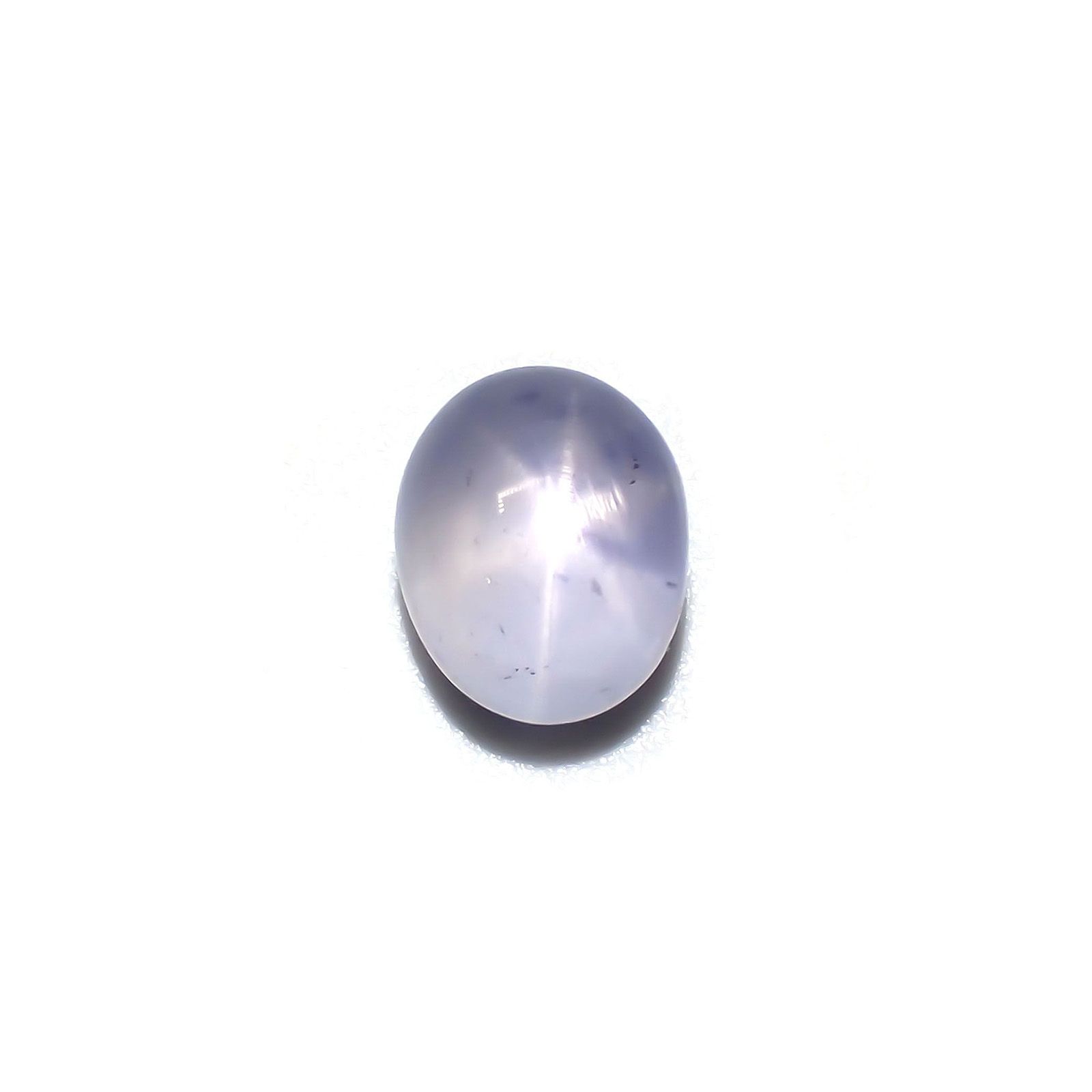 ブルースターサファイア(宝石名スター・サファイア) ビルマ産 ソ付(彩珠) 2.890ct / 8x6.5mm前後 [210510228]
