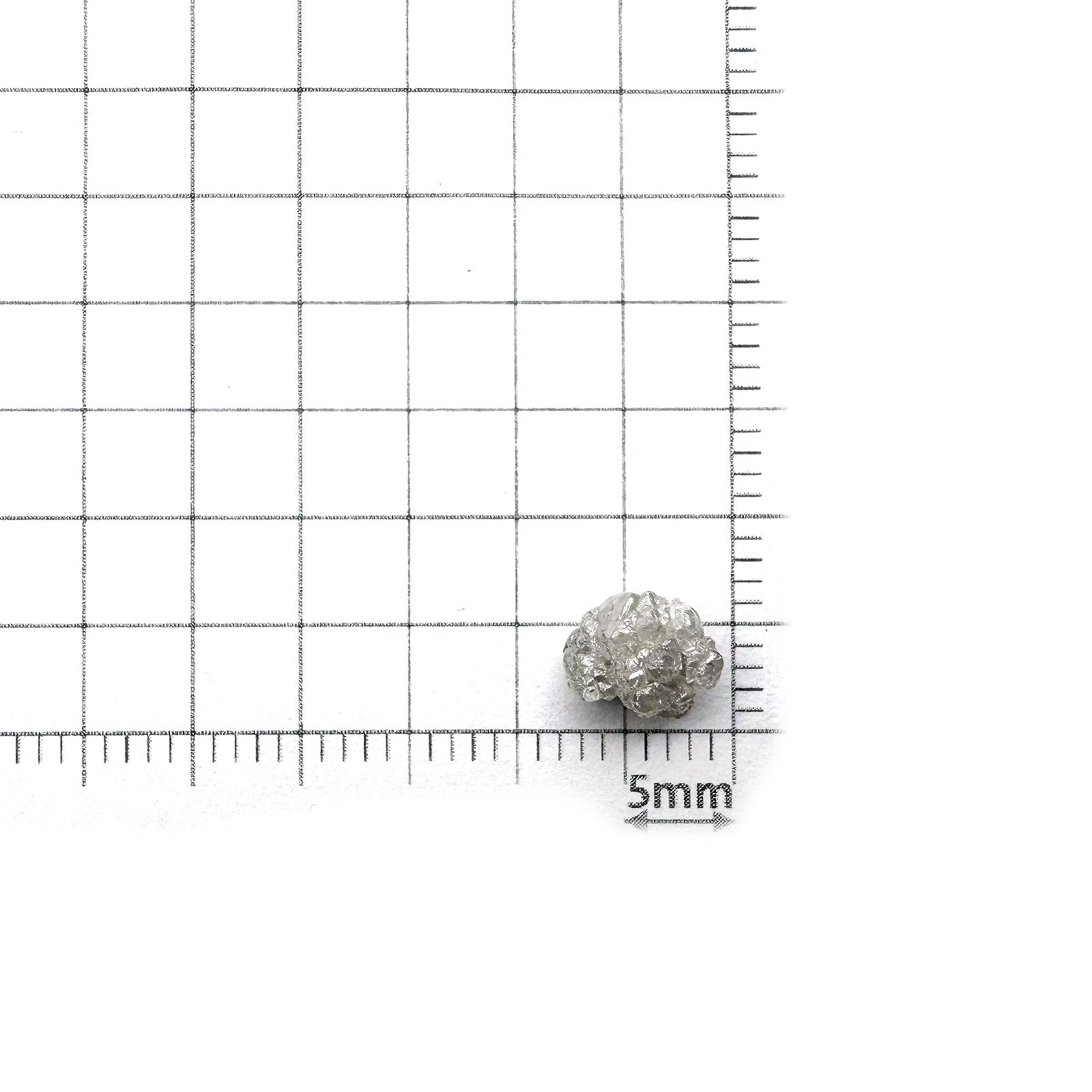 ダイヤモンド 原石 1.35ct[240326570]7.2x5.9mm前後
