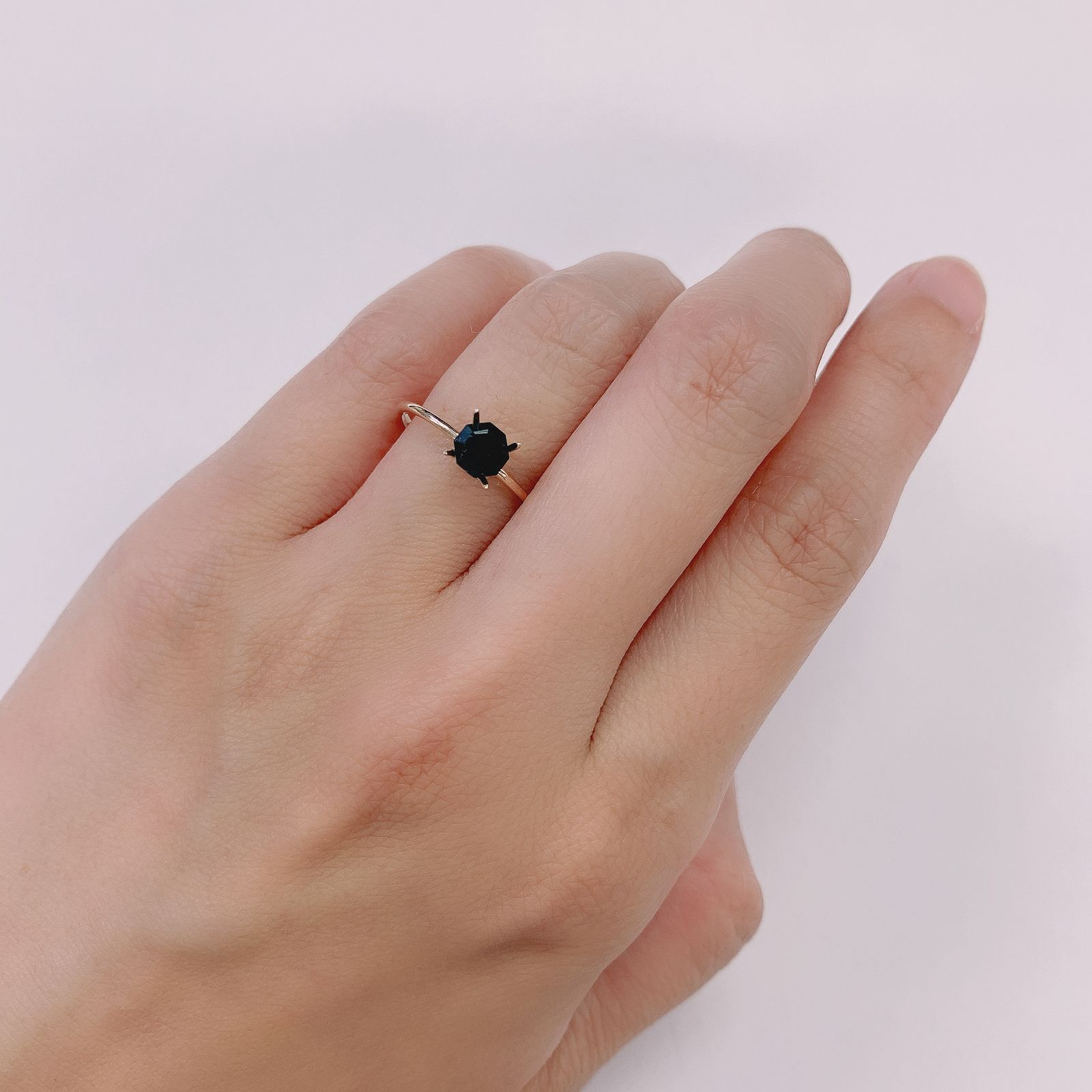 ◇オクタゴンカット◇グランディディエライト マダガスカル産 ルース 0.59ct[210813067]4.8×4.8mm前後