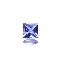 ◇プリンセスカット◇タンザナイト タンザニア産 0.28ct[240427137]3.9x3.8mm前後