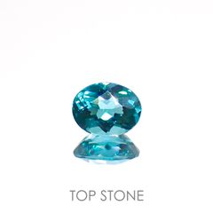 ブルーグリーンアパタイト(宝石名アパタイト)マダガスカル産 0.67ct 識別済[220515932]6x4.9mm前後