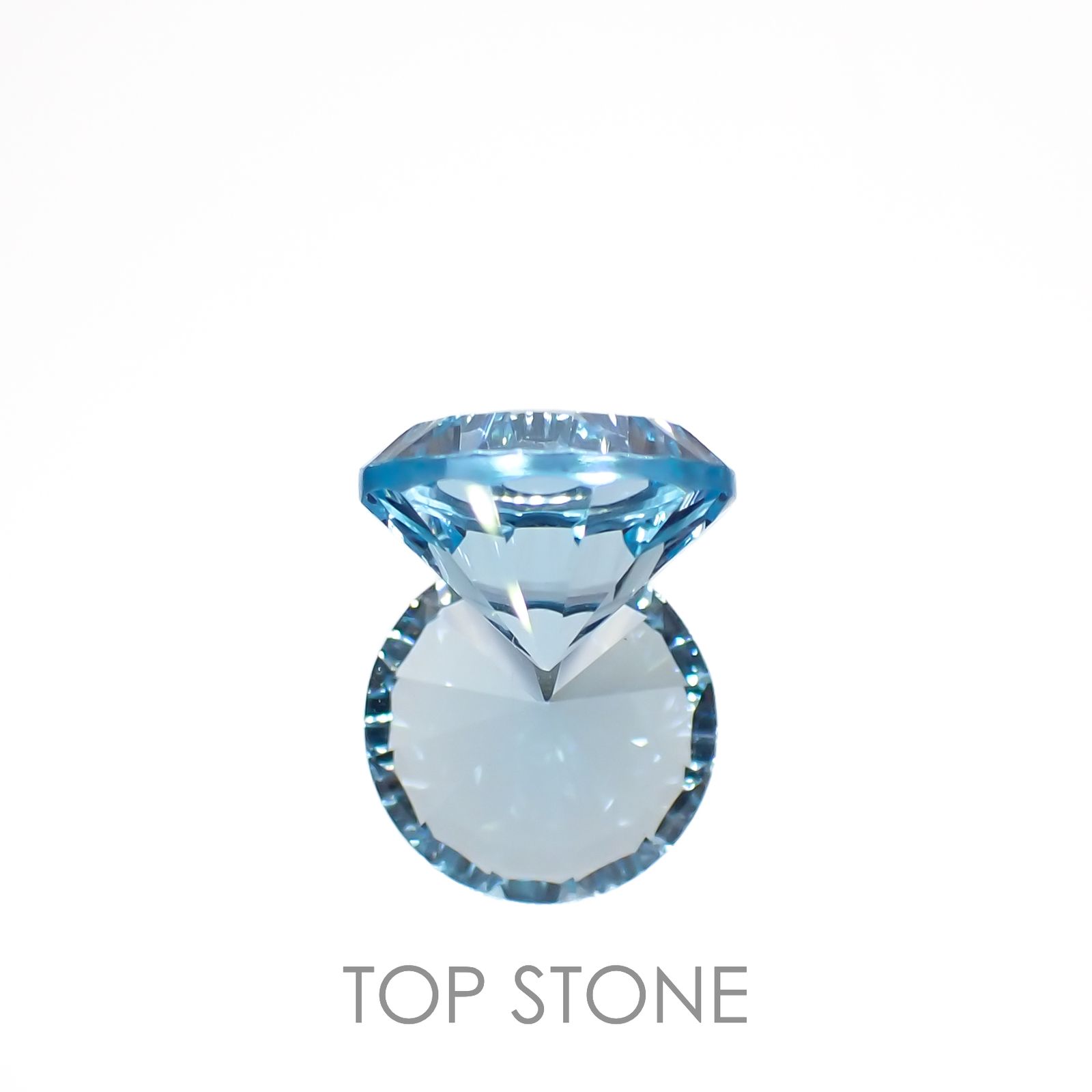 ブルートパーズ ブラジル産 4.31ct[221219344]9.9x9.9mm前後