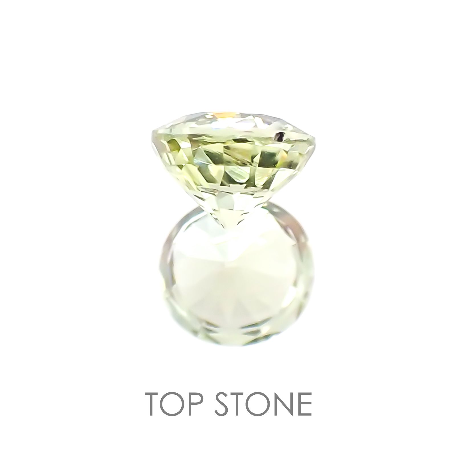 クリソベリル タンザニア産 ルース 0.43ct[20117784]4.5×4.3mm前後