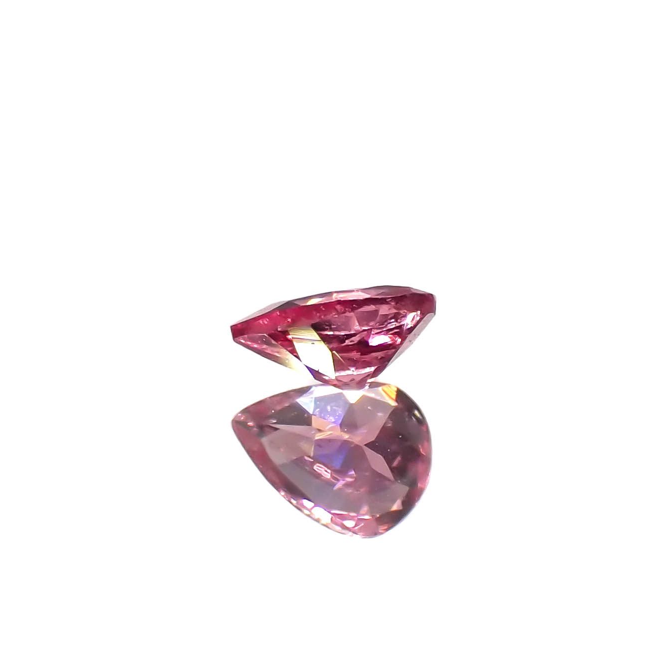 ホットピンクスピネル タンザニア・マヘンゲ産 0.13ct[240327006]3.8x2.9mm前後