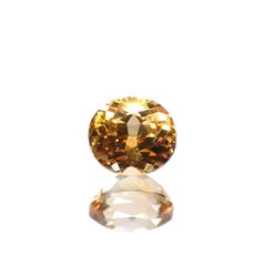 インペリアルトパーズ(宝石名トパーズ)ブラジル産 0.51ct 識別済[220917589]4.8x4.2mm前後