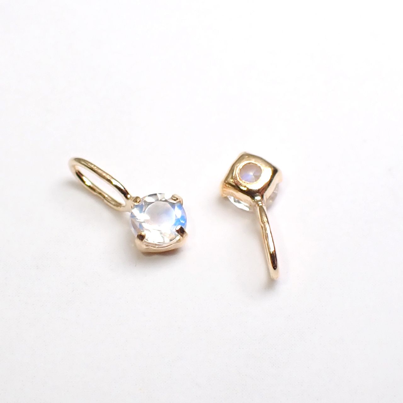◇K18 Petit+（プティプラス）◇ 誕生石 | 選べる一粒石ジュエリー 3mmタイプ [チャーム/ペンダントトップ※チェーン別売り]