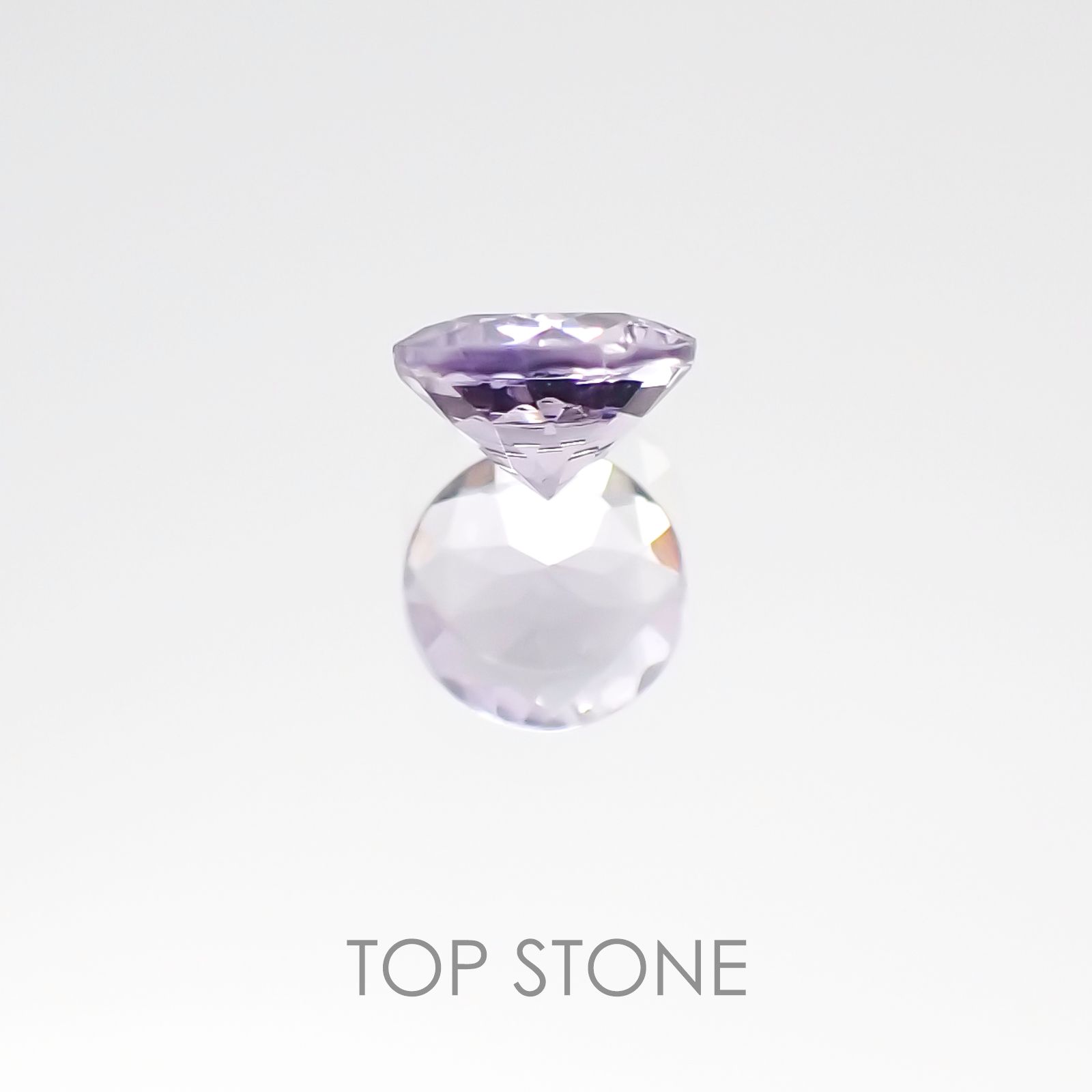 マリアライト(宝石名パープル・スキャポライト) スリランカ産 0.19ct 識別済[20106661]3.9×3.9mm前後