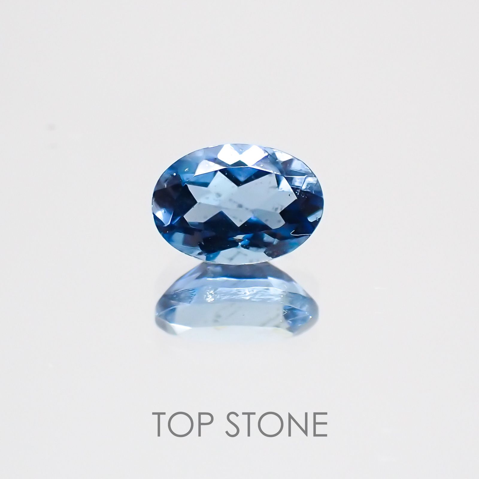 サンタマリア アクアマリン ブラジル産 ルース 0.49ct[20129113]5.9×4.1mm前後