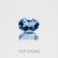 サンタマリア アクアマリン ブラジル産 ルース 0.49ct[20129113]5.9×4.1mm前後