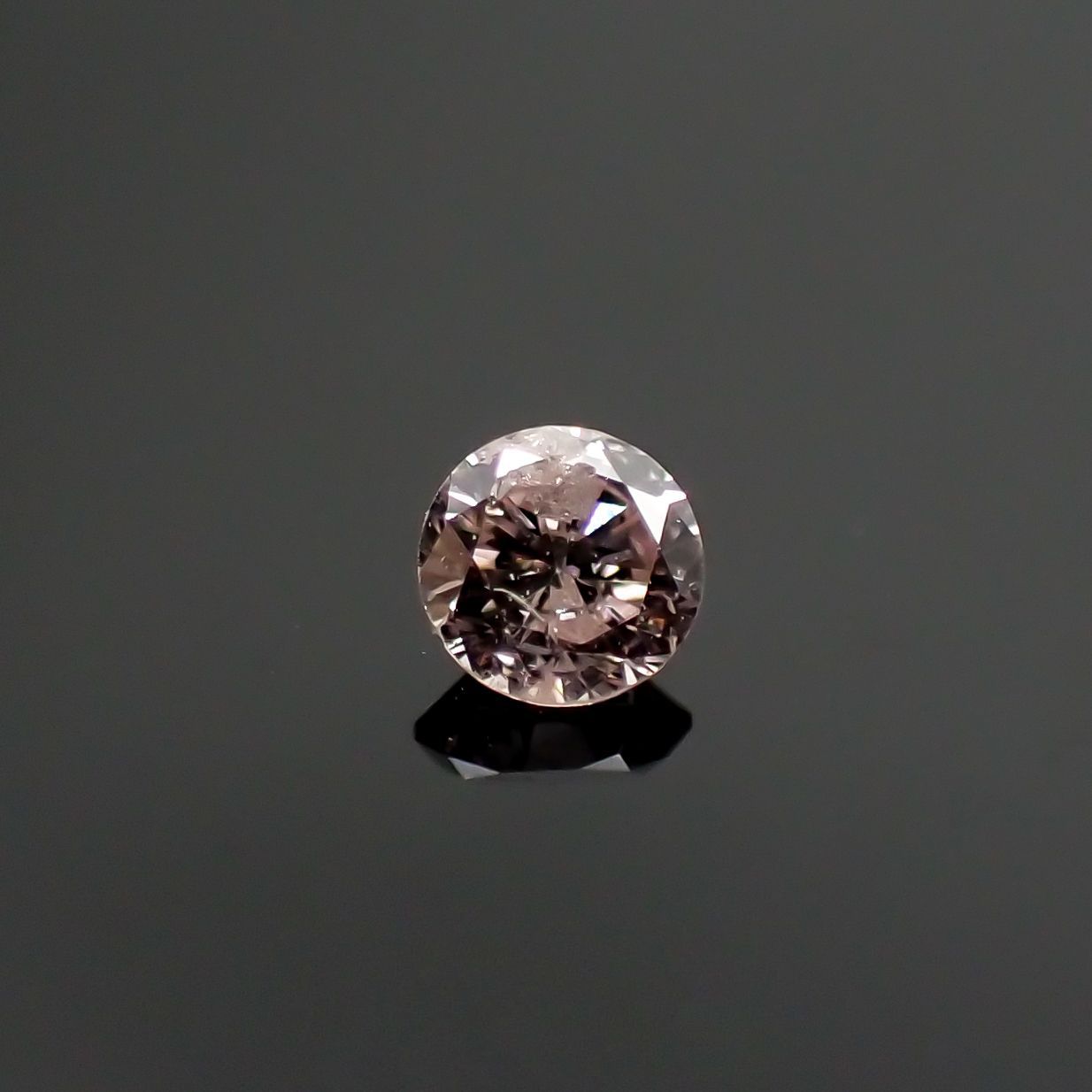ピンクダイヤモンド(宝石名ダイヤモンド) I-1 / LIGHT ORANGY PINK 0.097ct ソ付(CGL)[210711779]2.8×2.8mm前後