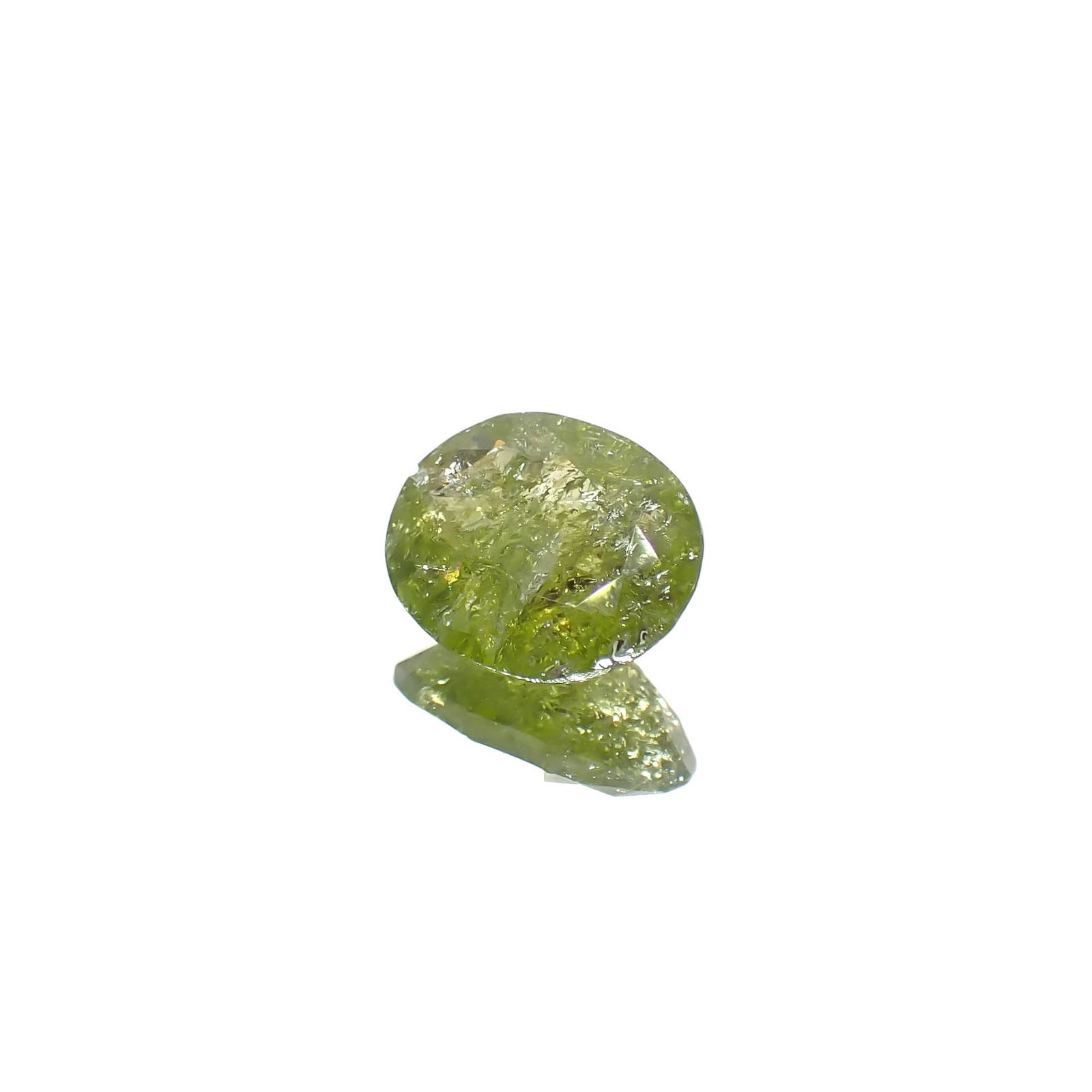 イリデッセンスクロムトルマリン ケニア産 2.35ct[240928939]10.1x8.1mm前後