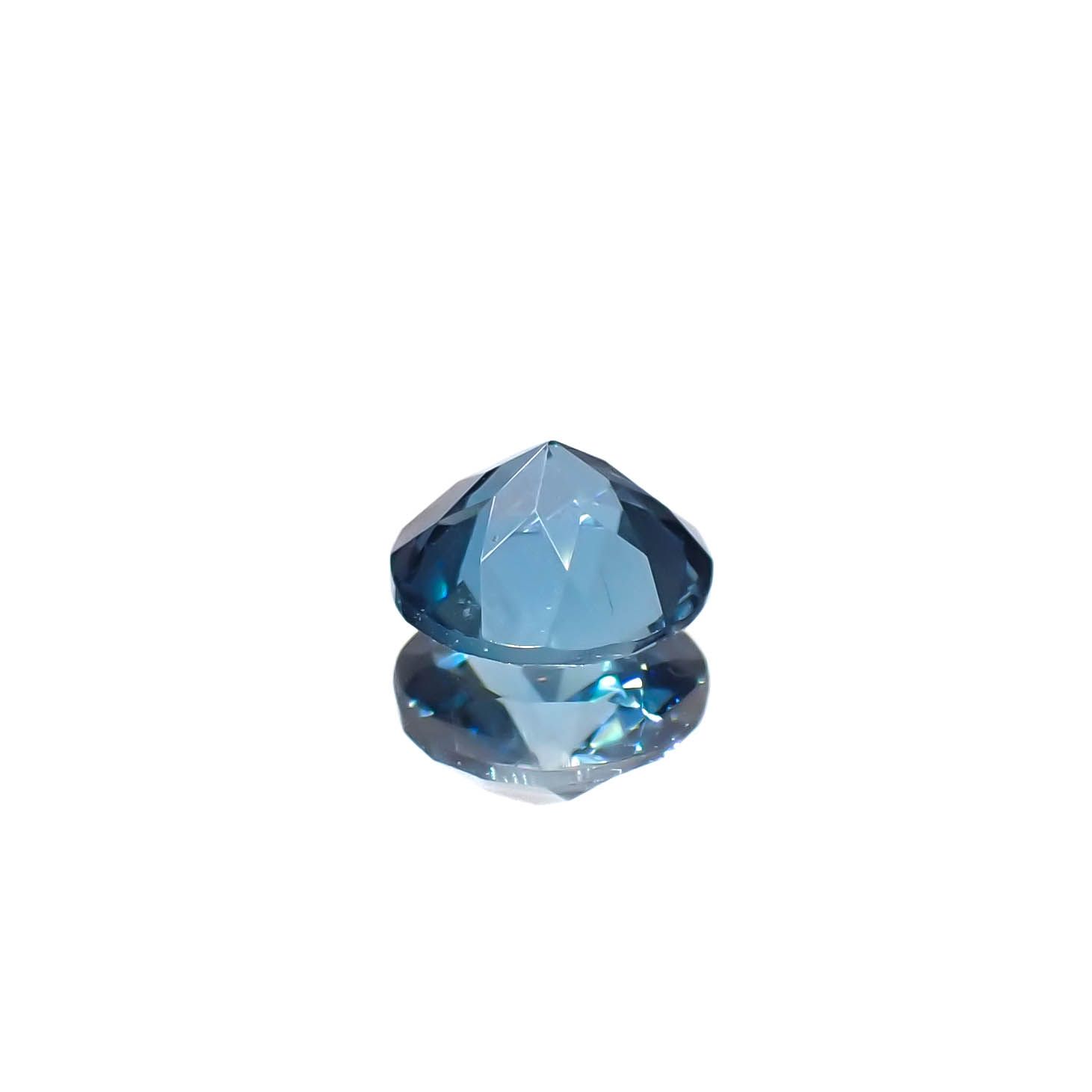 ロンドンブルートパーズ ブラジル産 0.91ct[240326784]6.1x6.1mm前後