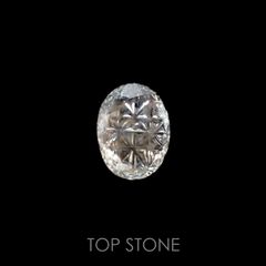 ◇甲州貴石切子Plus Three◇アベンチュリンアクアマリン(宝石名シーン・アクアマリン) カード付き ブラジル産 1.760ct ソ付(彩珠)[210913349]10×7.5mm前後