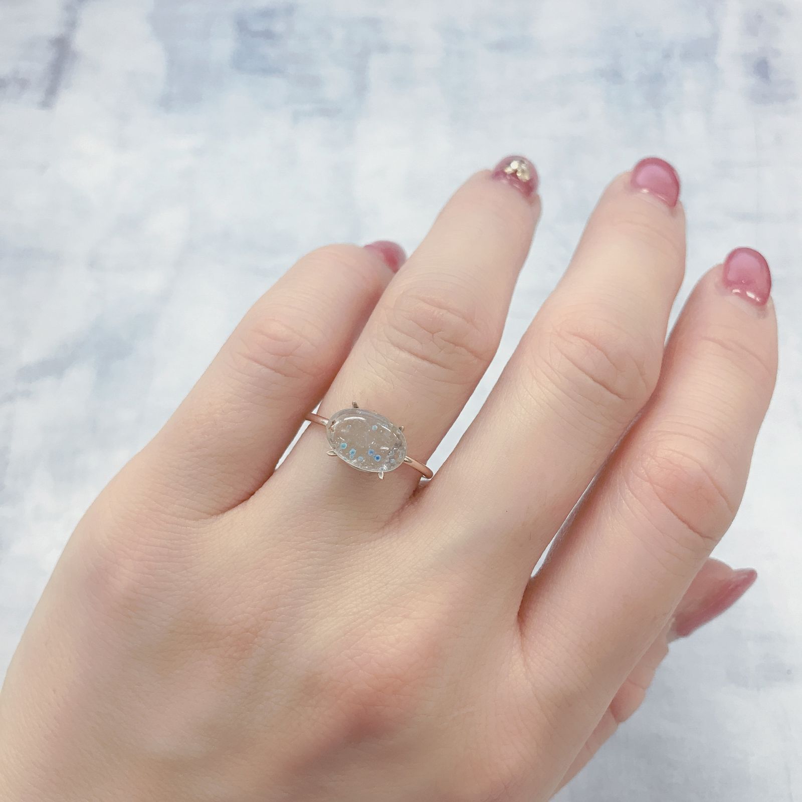パライバクォーツ ブラジル産 1.95ct[220115032]10.3x6.9mm前後