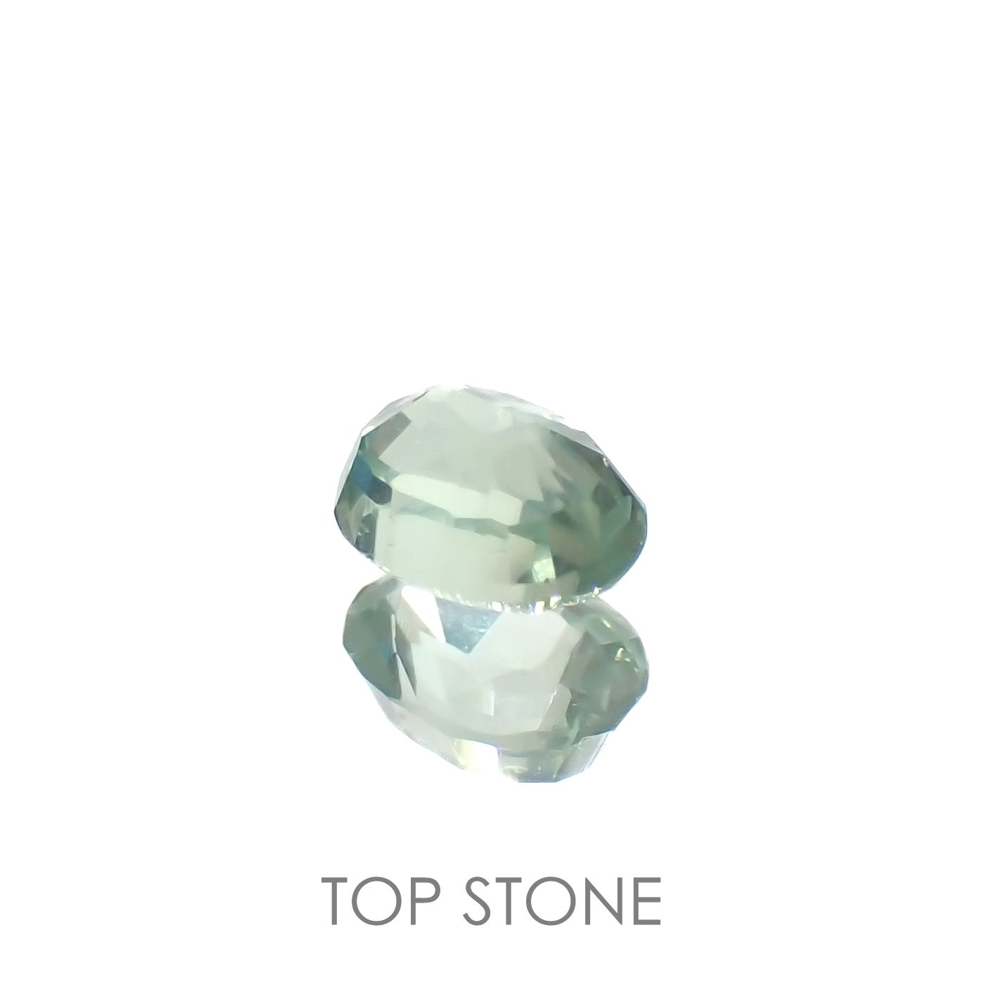 グリーンカイヤナイト(宝石名カイヤナイト)タンザニア産 0.28ct 識別済[220616675]4.1x3.2mm前後