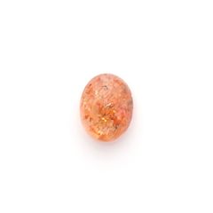 イリュージョンサンストーン(宝石名フェルドスパー) タンザニア産 識別済 2.34ct / 9.1x7.1mm前後 [210812311]