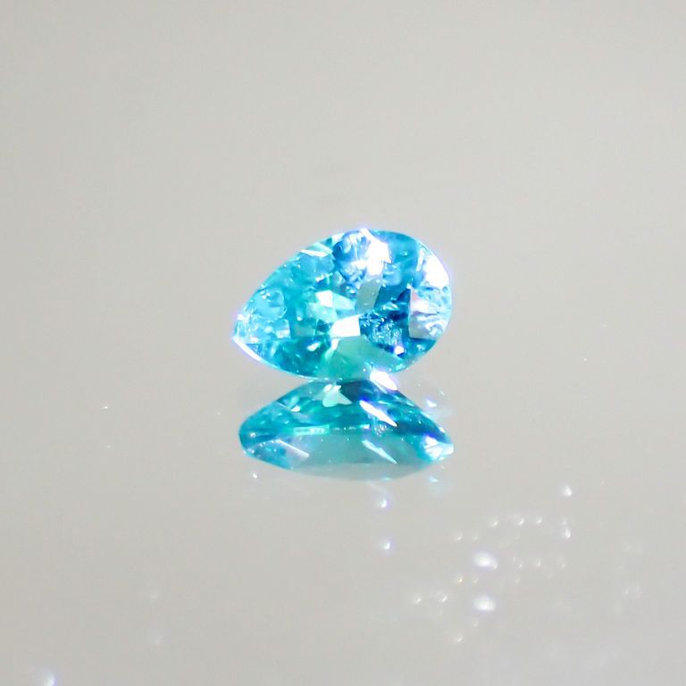 パライバトルマリン ブラジル産 ルース 0.184ct[20127307]4.6×3.1mm前後