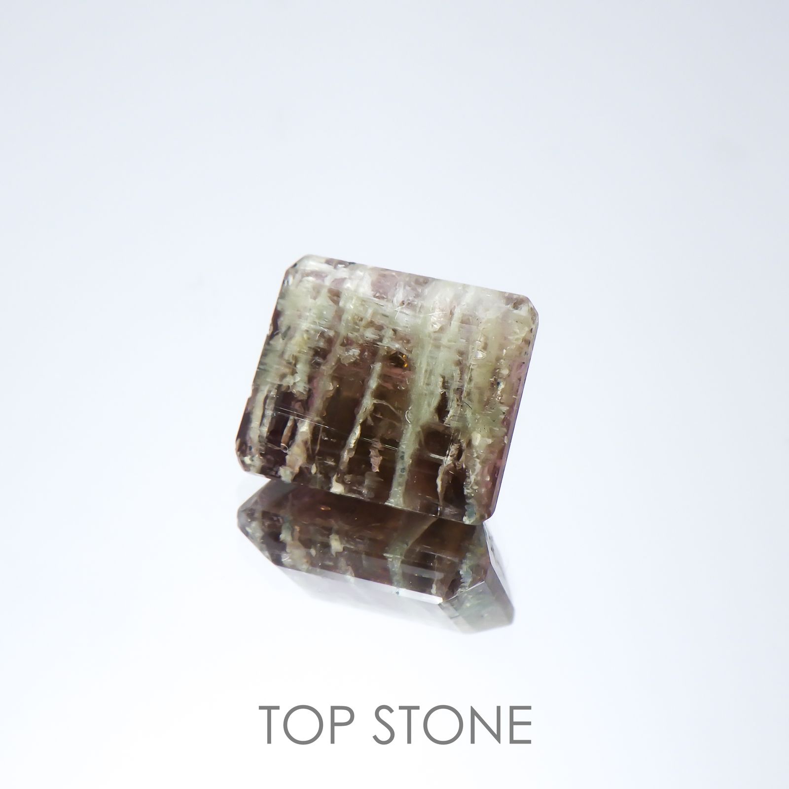 ゼブラトルマリン ブラジル産 2.81ct[220515927]8.9x7.7mm前後