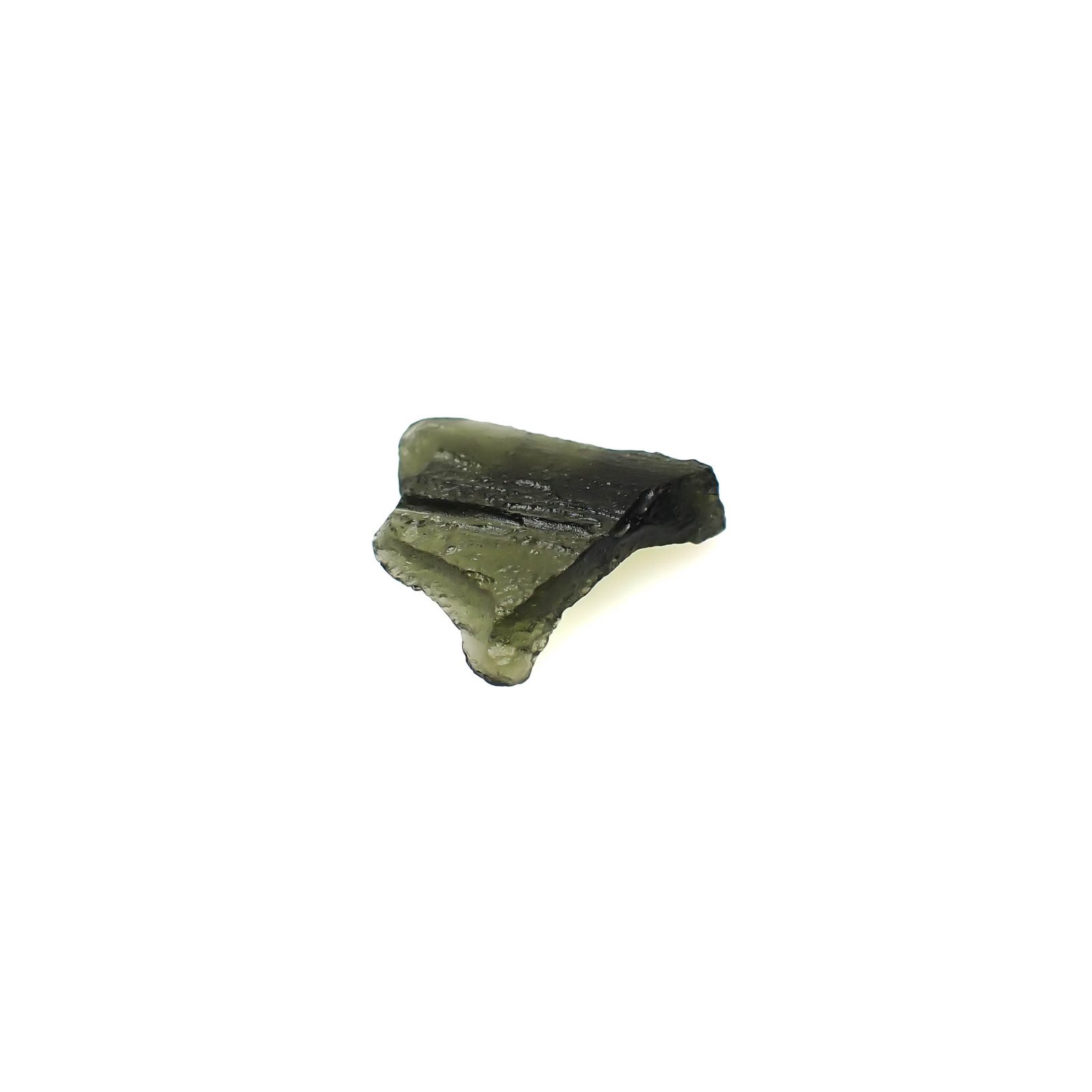 モルダバイト 原石 発見地：旧チェコスロバキア 5.06ct [241029296]16.8x17.8mm前後