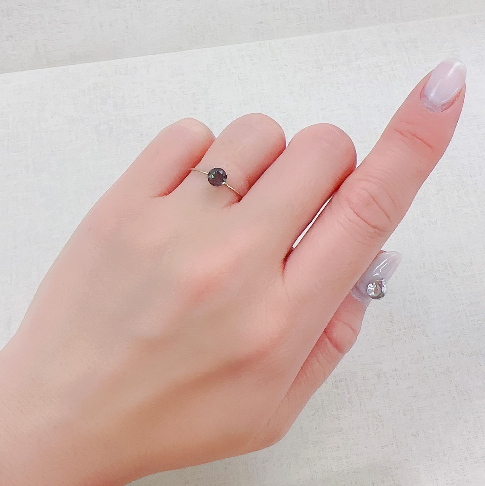 カラーチェンジアンデシン モンゴル産 0.45ct[230421465]4.8x4.8mm前後