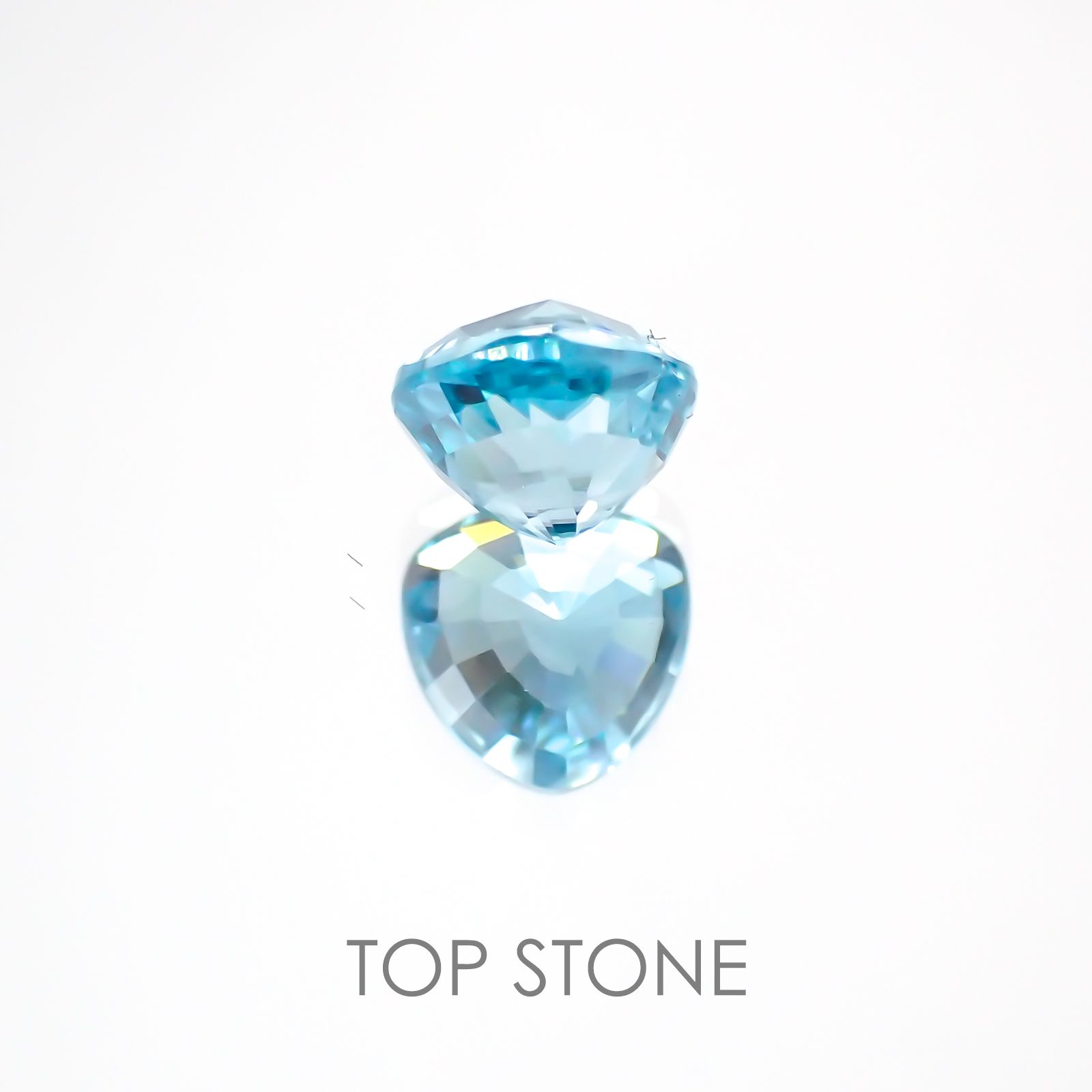 ブルージルコン カンボジア産 ルース 1.42ct[20117921]6×5.9mm前後