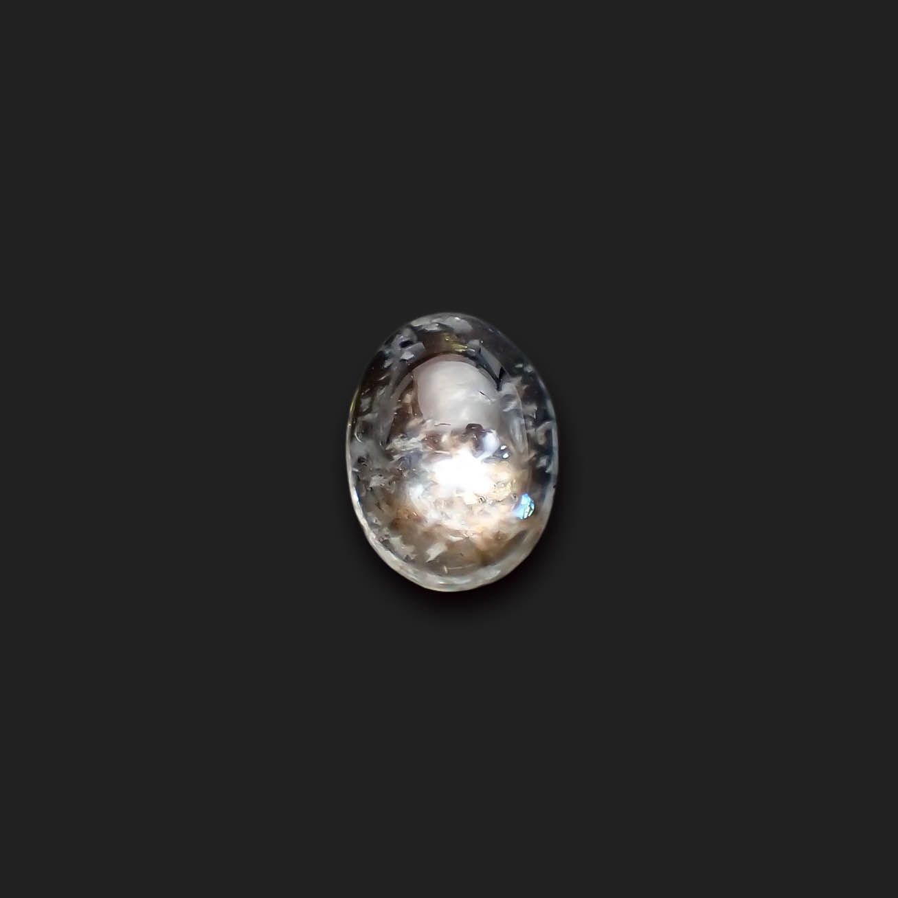 アベンチュリンアクアマリン ナイジェリア産 2.57ct[230119776]9.9x7.5mm前後