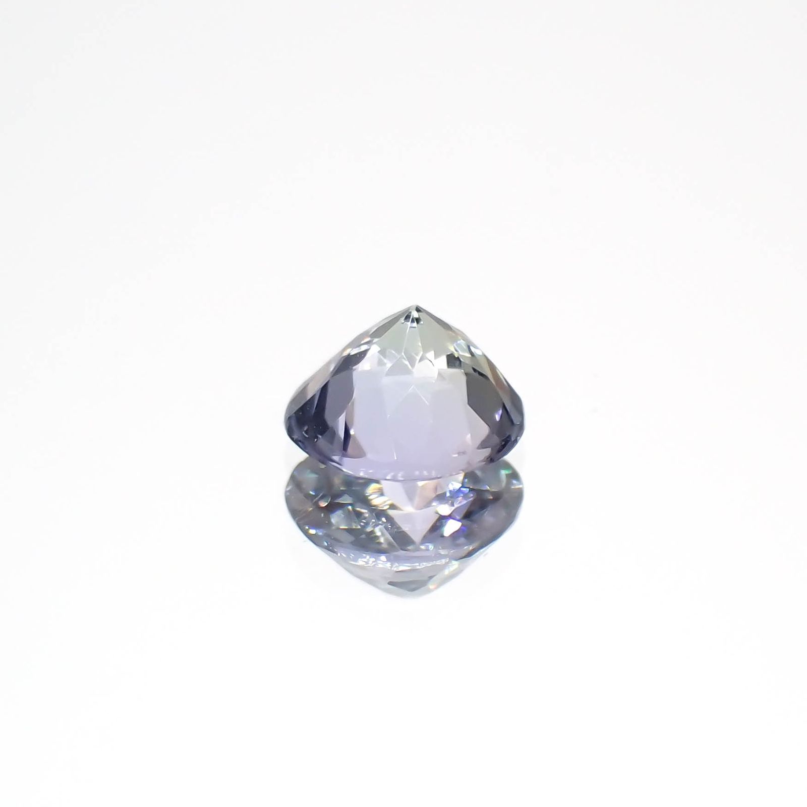 バイカラータンザナイト(宝石名ゾイサイト)タンザニア産 0.44ct 識別済[230421804]4.9x4.8mm前後